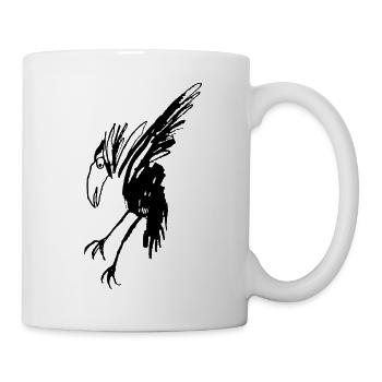 Krickelvogel - Tasse - Weiß - Rechts