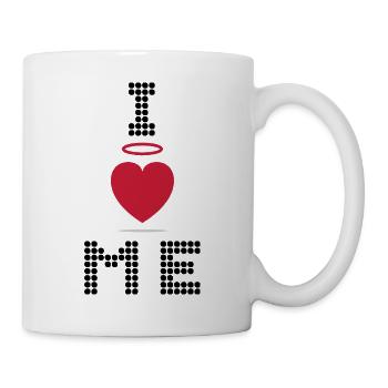 Design I Love Me – Célébrez Votre Amour-Propre ! - Mug blanc - blanc - Droite