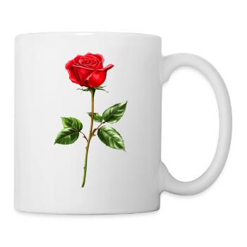 Rose Flower Love - Mug - white - Right