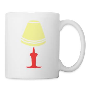 Miesmuschelartwuermchen Lampe aus den 70 Jahren - Tasse - Weiß - Rechts