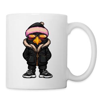 Harpyie Vogel Cool Comic - Tasse - Weiß - Rechts