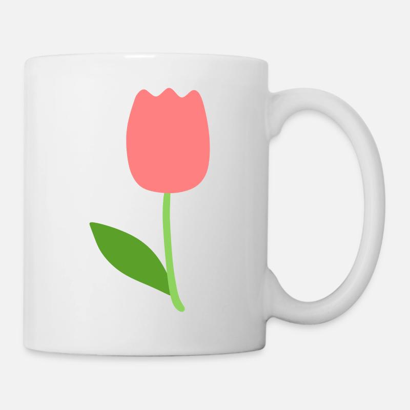 Tulpenblüte - Tasse - Weiß
