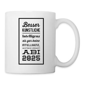 Abschluss - Tasse - Weiß - Rechts