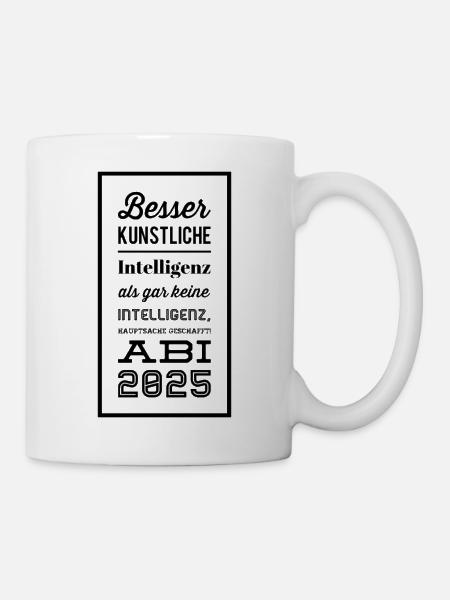 Abschluss - Tasse - Weiß