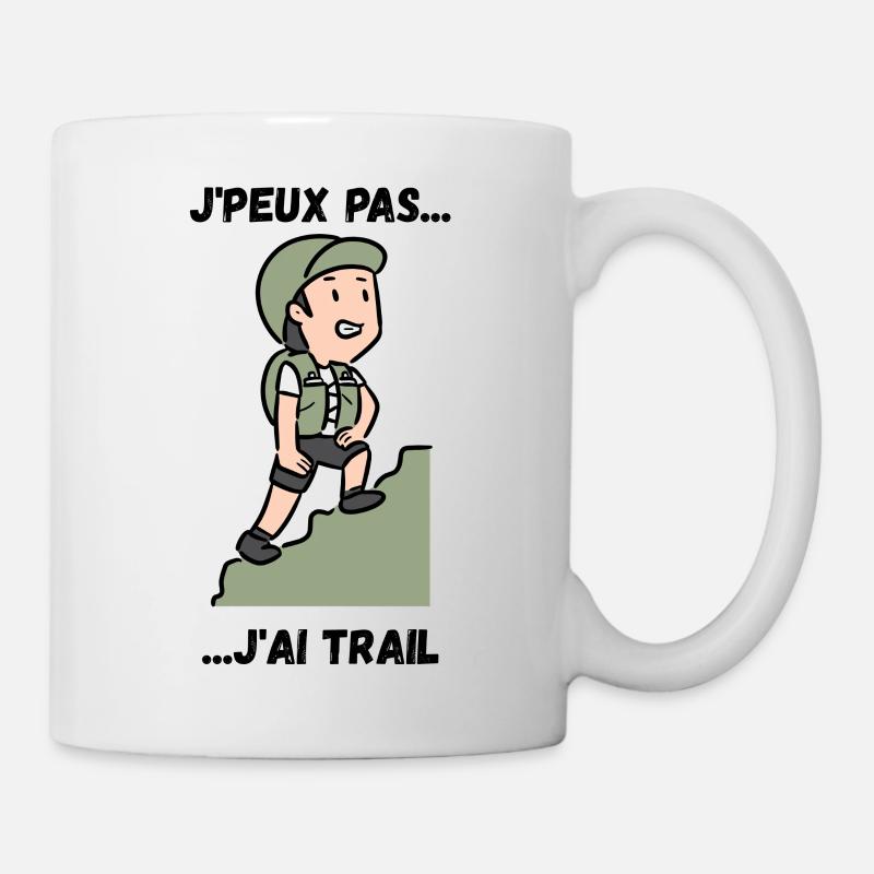 J'peux pas j'ai Trail - Mug blanc - blanc