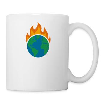 Stop Climate Change T-Shirt – Environmental Protection Protest - Mug - white - Right