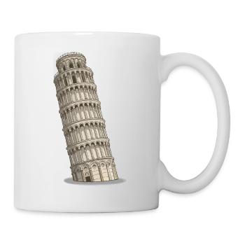 Tour de Pise - Mug blanc - blanc - Droite