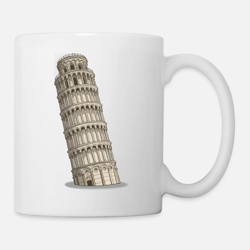 Tour de Pise - Mug blanc - blanc