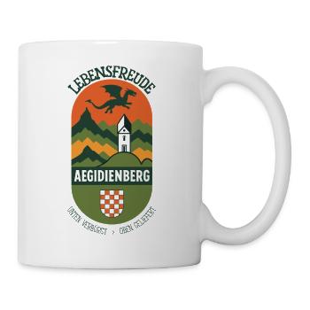 Joie de vivre Aegidienberg livré ci-dessous garanti - Mug blanc - blanc - Droite