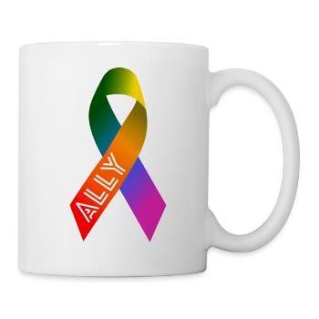 Queer Community Ally Loop - Mug - white - Right