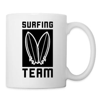 Surfing Team - Tasse - Weiß - Rechts
