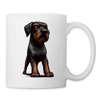 Deutsch Drahthaar Deutsch-Drahthaar Besitzer - Tasse - Weiß - Rechts