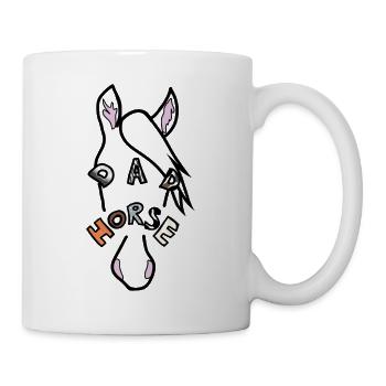 Horse FaceMysterious with Enigmatic Expression - Mug - white - Right