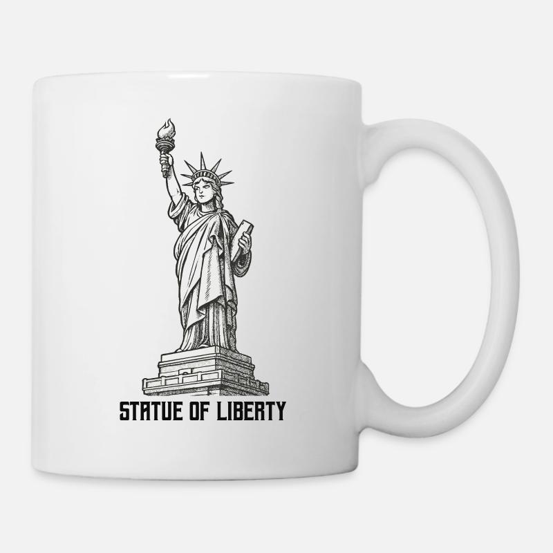 Freiheitsstatue - Tasse - Weiß