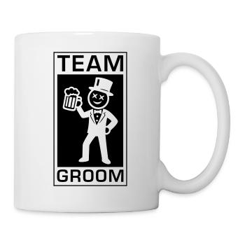 L’équipe Groom Bräutigam - Mug blanc - blanc - Droite