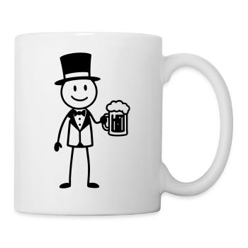 Bräutigam Junggeselle Jga Lustig - Tasse - Weiß - Rechts