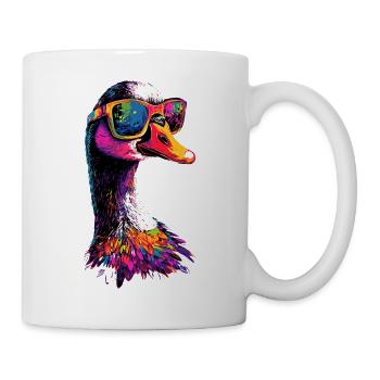 Gans Süße Gänseküken Gans Küken Ente Kleine Gänse - Tasse - Weiß - Rechts
