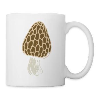 Morchel - Pilzsammler - Pilze - Spruch - Tasse - Weiß - Rechts