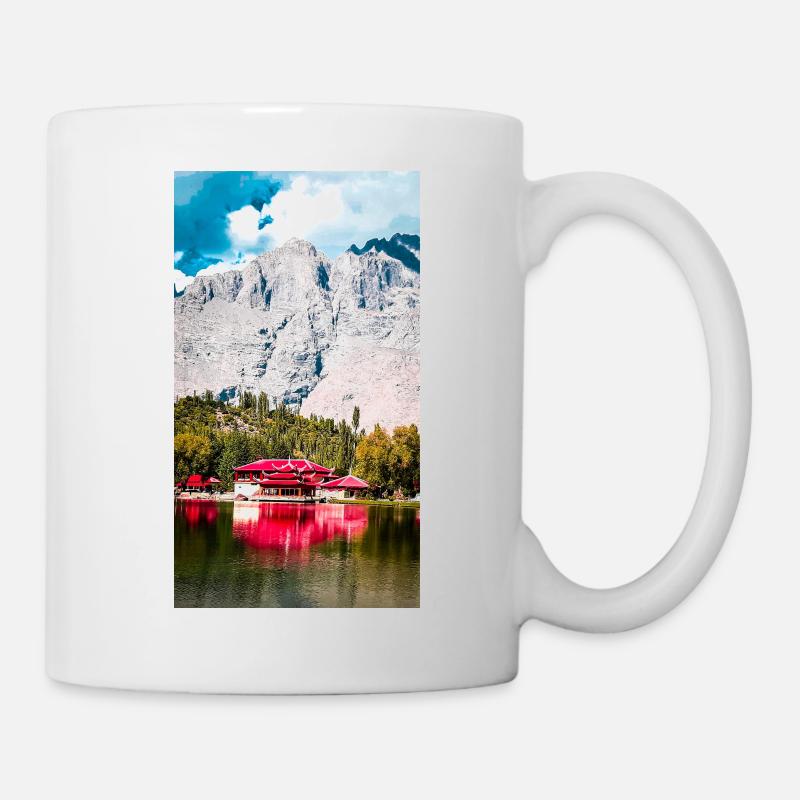 Flüstern am See - Tasse - Weiß