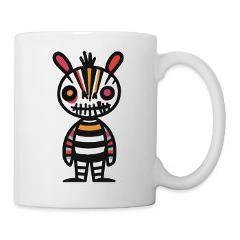 Zebra Halloween Comic Funny - Mug - white - Right