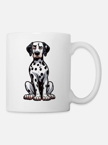 Dalmatiner Dalmatinerhalter Dalmatinerbesitzer - Tasse - Weiß