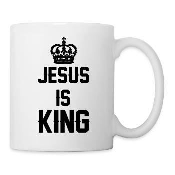 Jesus is King - Tasse - Weiß - Rechts