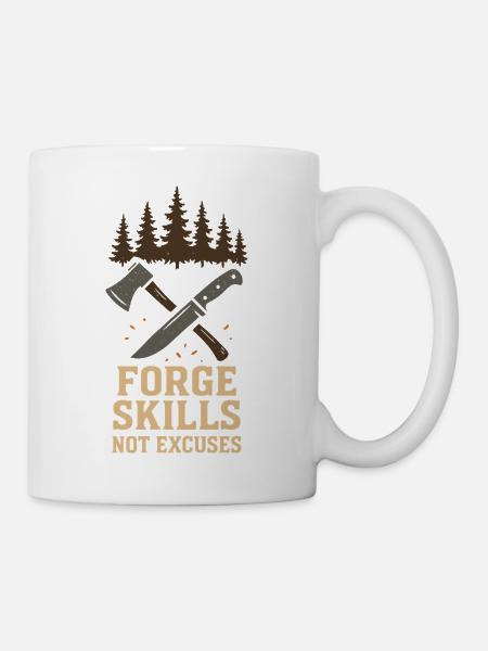 Überlebenskräfte Boskrobenwilde Fähigkeiten - Tasse - Weiß