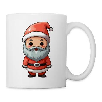 Breloque de dessin animé du Père Noël - Mug blanc - blanc - Droite