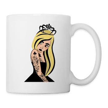 Punk Klee Dame - Tasse - Weiß - Rechts