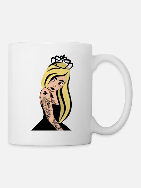 Punk Klee Dame - Tasse - Weiß