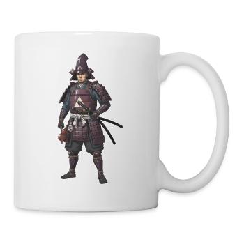 Purple Armored Samurai Sengoku - Mug - white - Right