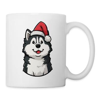 Husky Santa Pup - Mug - white - Right