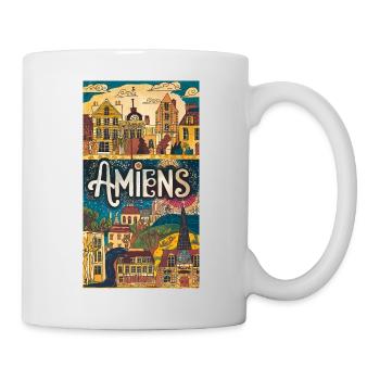 Amiens Cityscape Whimsy France City - Mug - white - Right