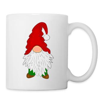 Gnome à barbe - Mug blanc - blanc - Droite