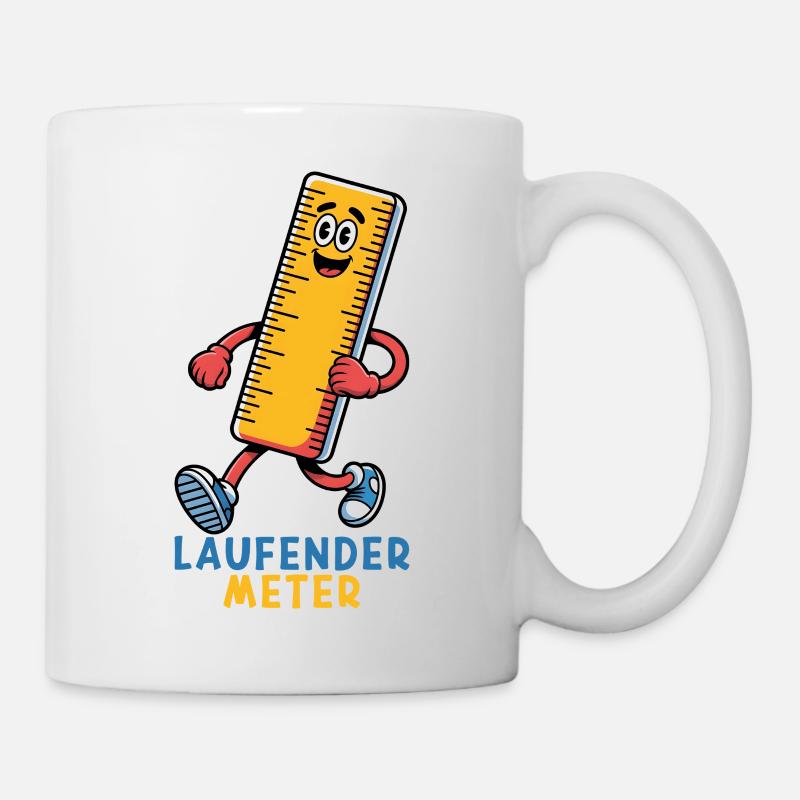 Running meter - Mug - white
