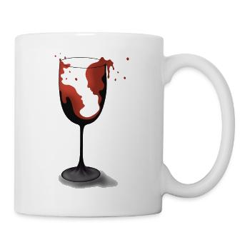 L’amour en verre - Mug blanc - blanc - Droite