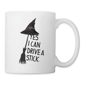 Wtch Power- Ja ich kann fahren - Tasse - Weiß - Rechts
