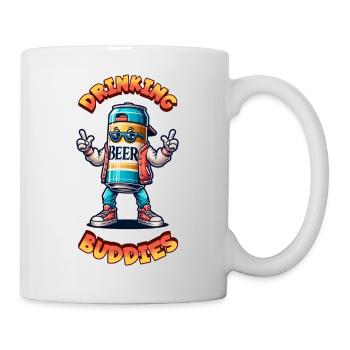 Drinking Buddies - Tasse - Weiß - Rechts