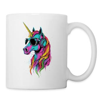 Licorne Poney Cavalier Chevaux Équitation Licornes - Mug blanc - blanc - Droite
