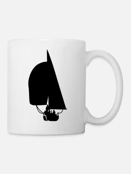 Segelboot - Tasse - Weiß