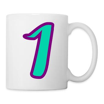 1. 1 year. 1st ANNIVERSARY. 1 YEAR ANNIVERSARY - Mug - white - Right