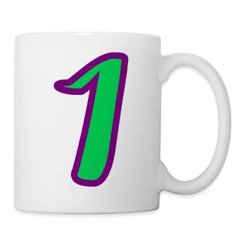 1. 1 year. 1st ANNIVERSARY. 1 YEAR ANNIVERSARY - Mug - white - Right