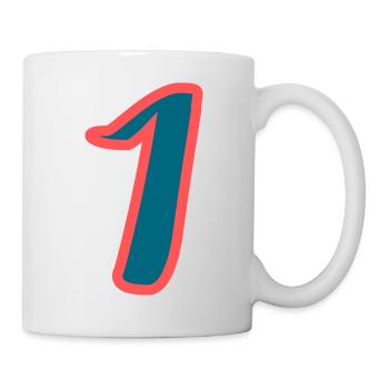 1. 1 year. 1st ANNIVERSARY. 1 YEAR ANNIVERSARY - Mug - white - Right