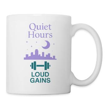 Introverted training, Calm - Mug - white - Right