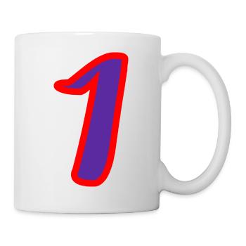 1. 1 year. 1st ANNIVERSARY. 1 YEAR ANNIVERSARY - Mug - white - Right