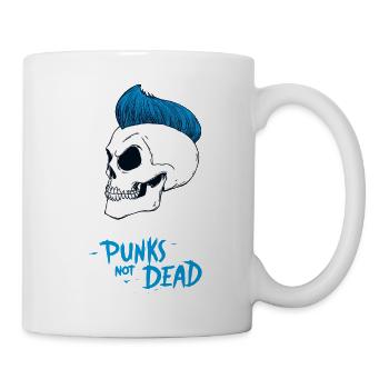 PUNKS NOT DEAD #2 - steam punk'n'roll - Mug blanc - blanc - Droite