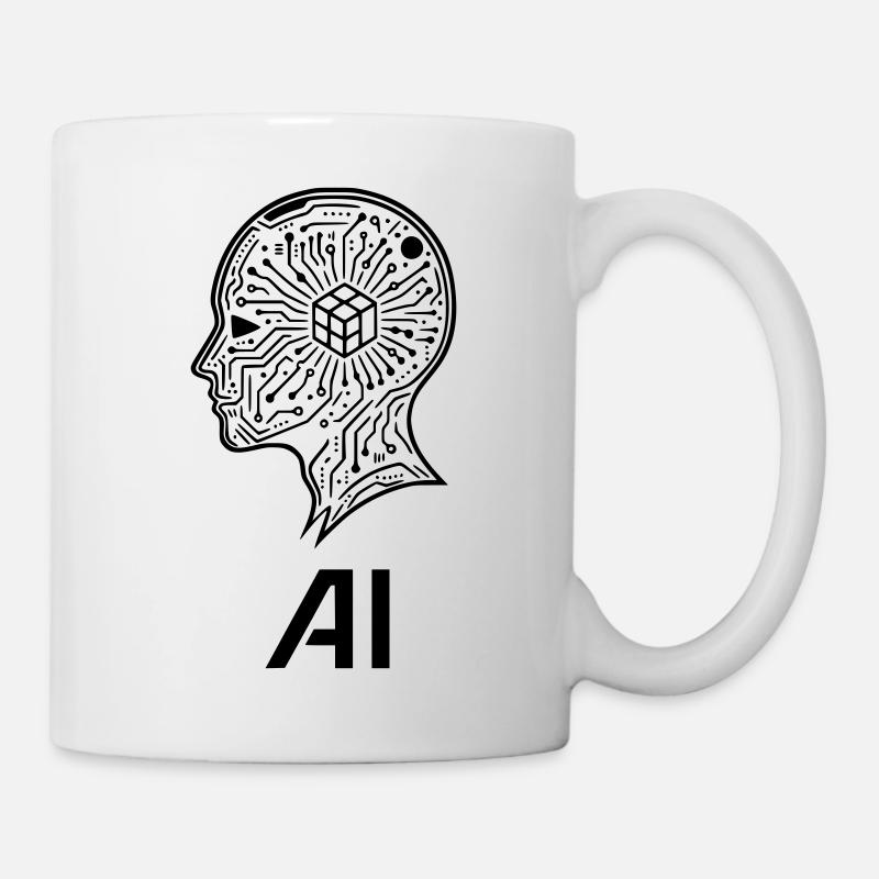 künstliche Intelligenz - Tasse - Weiß