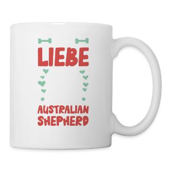 I love my Australian Shepherd - Mug - white - Right