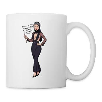 Vergiss deinen Schleier, finde deine Kraft - Tasse - Weiß - Rechts