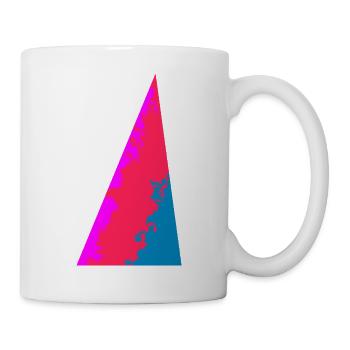 Couleurs unies, abstraites, couleurs géométriques - Mug blanc - blanc - Droite